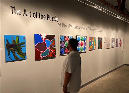The Art of the Puzzle exhibit
